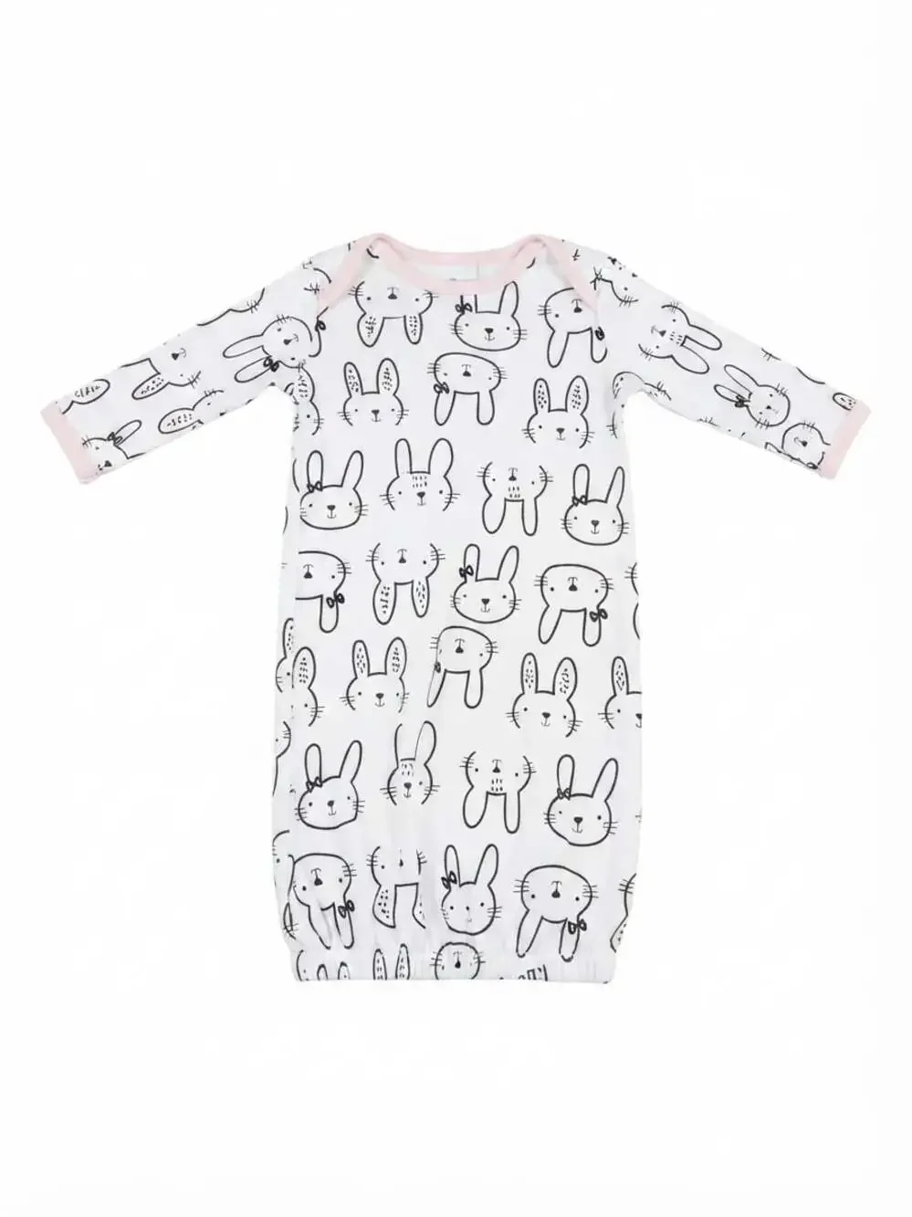 Nwot Baby Girl Clothes Gerber Preemie Bunny Rabbit Sleep Gown